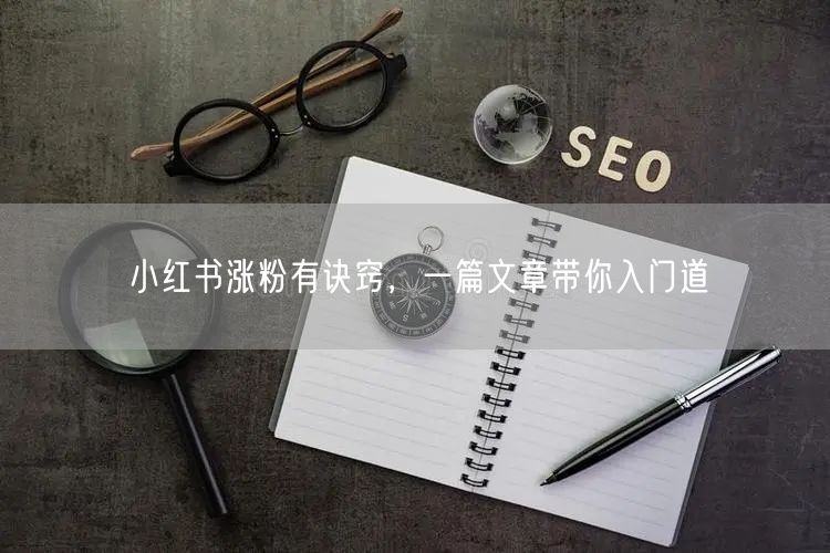 小红书涨粉有诀窍，一篇文章带你入门道
